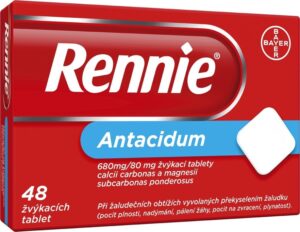 RENNIE 680MG/80MG žvýkací tableta 48