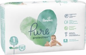 Pampers Pure protection S1 35ks