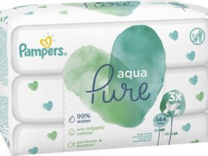 Pampers ubrousky Aqua Pure 3x48ks