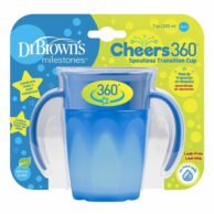 DR.BROWNS Hrnek Cheers360 6m+ 200ml modrý