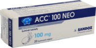 ACC 100 NEO 100MG šumivá tableta 20