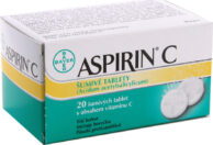 ASPIRIN C 400MG/240MG šumivá tableta 20