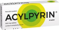 ACYLPYRIN 500MG neobalené tablety 10