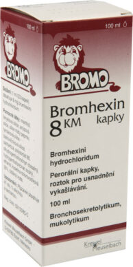 BROMHEXIN KM 8MG/ML perorální GTT SOL 1X100ML