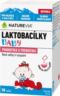 Swiss NatureVia Laktobacílky baby 30 sáčků - II. jakost