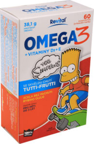 The Simpsons Omega 3+vitaminy D a E cps.60 - II. jakost
