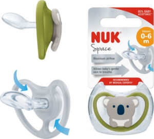 NUK Dudlík Space SI V1(0-6m) 1 ks BOX 730286