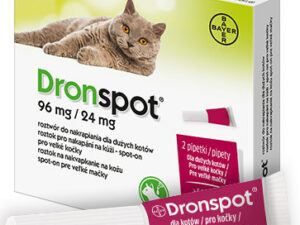 Dronspot 96mg/24mg velké kočky spot-on 2x1.12ml