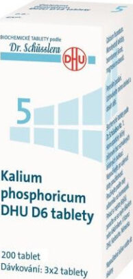 KALIUM PHOSPHORICUM DHU D5-D30 neobalené tablety 200