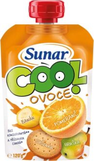 Sunar Cool ovoce pomeranč banán sušenka 120g C-164