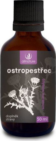 Allnature Ostropestřec bylinné kapky 50 ml