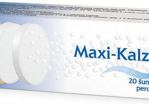 MAXI-KALZ 500 500MG šumivá tableta 20