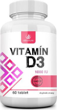 Allnature Vitamín D3 1000IU tbl.60