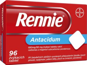 RENNIE 680MG/80MG žvýkací tableta 96