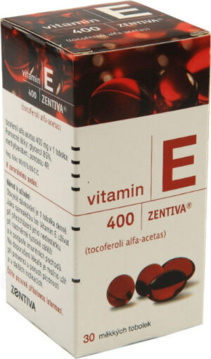 VITAMIN E ZENTIVA 400MG měkké tobolky 30 II