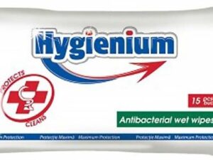 Hygienium Antibakteriální vlhčené ubrousky 15ks