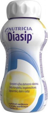 DIASIP S PŘÍCHUTÍ VANILKOVOU perorální SOL 4X200ML