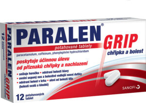 PARALEN GRIP CHŘIPKA A BOLEST 500MG/25MG/5MG potahované tablety 12 I