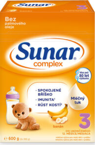 Sunar Complex 3 banán 600g - nový