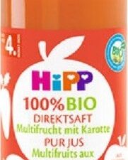 HiPP 100% BIO JUICE Ovocná šťáva s karotkou 330ml