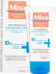 Mixa Moisturizing Anti-Dryness Cream vyživující krém proti vysušování 10% 50 ml