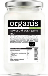 Organis Kokosový olej panenský BIO 1000 ml