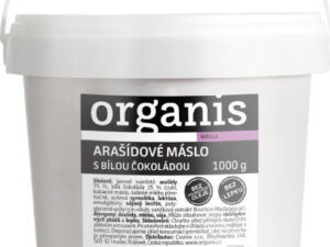 Organis Arašídové máslo s bílou čokoládou 1000 g