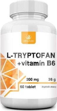 Allnature L-tryptofan + vit.B6 200mg/2.5mg tbl.60