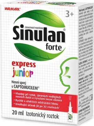 Walmark Sinulan Forte Expr.Junior nosní sprej 20ml