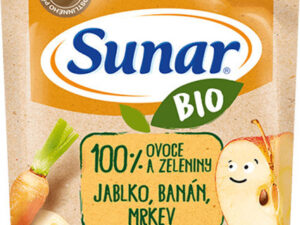 Sunar BIO kapsička Jablko banán mrkev 100g