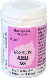 ARSENICUM ALBUM AKH 555C neobalené tablety 60