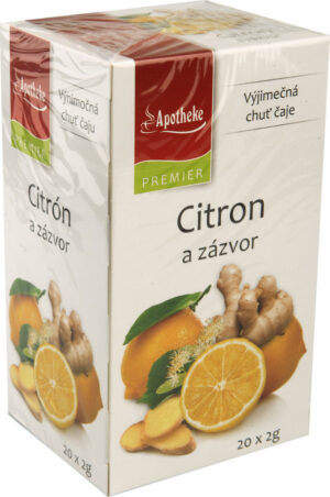 Apotheke Citron+zázvor s lípou čaj 20x2g