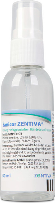 Sanicor Zentiva Dezinf. roztok na ruce 50ml
