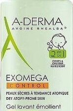 A-DERMA Exomega CONTROL Zvláč.mycí gel 2v1 200ml