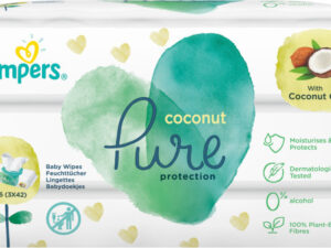 Pampers ubrousky Pure Coconut 3x42ks