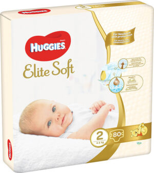 HUGGIES Elite Soft 2 4-6kg 80ks