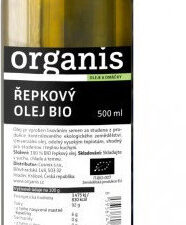 Organis Řepkový olej BIO 500 ml