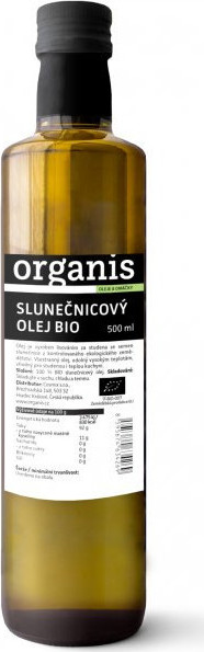 Organis Slunečnicový olej BIO 500 ml