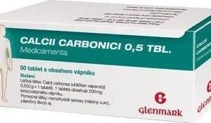 CALCII CARBONICI 0,5 TBL. MEDICAMENTA 0,5G neobalené tablety 50