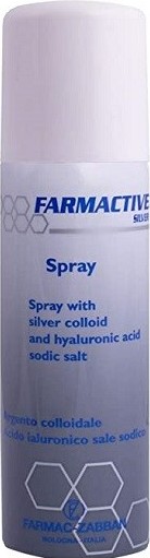 FARMACTIVE SILVER SPRAY SPRAY SE STŘÍBREM A KYSELINOU HYALURONOVOU,125ML,1