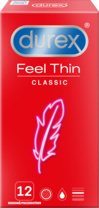 Prezervativ DUREX Feel Thin Classic 12 ks