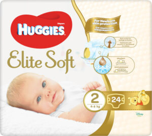 HUGGIES Elite Soft 2 4-6kg 24ks