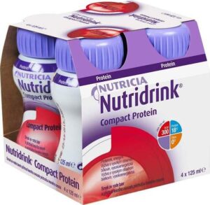 NUTRIDRINK COMPACT PROTEIN S PŘÍCHUTÍ LESNÍHO OVOCE perorální SOL 4X125ML