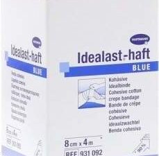 Obin.elast.Idealast-haft color modrá 8cmx4m/1ks