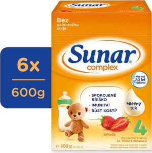 Sunar Complex 4 jahoda 600g - nový - balení 6 ks