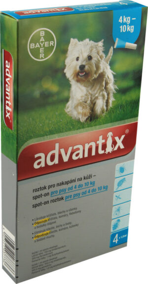 Advantix pro psy 4-10kg spot-on 4x1ml