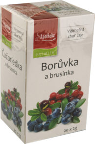 Apotheke Borůvka a brusinka čaj 20x2g