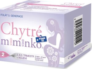 Chytré miminko methylfolát 2 s DHA tbl.60+cps.60