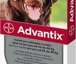 Advantix pro psy nad 25kg-40kg spot-on a.u.v.4x4ml
