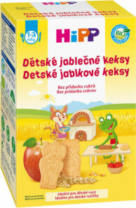 HiPP SUŠENKY BIO Dět. jablečné keksy 150g C-129